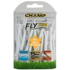 Champ Zarma FLYTee 1-3/4" White Golf Tees 20 Pack