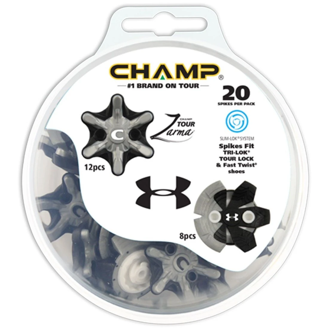 Champ Zarma Tour-UA RST / Under Armour Golf Spikes - Slim Lok 3 Champ Zarma Tour-UA RST / Under Armour Golf Spikes - Slim Lok