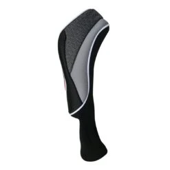 Black-Gray Head Covers With Sock -Golf Equipment Store HC 2203 DR X3 min