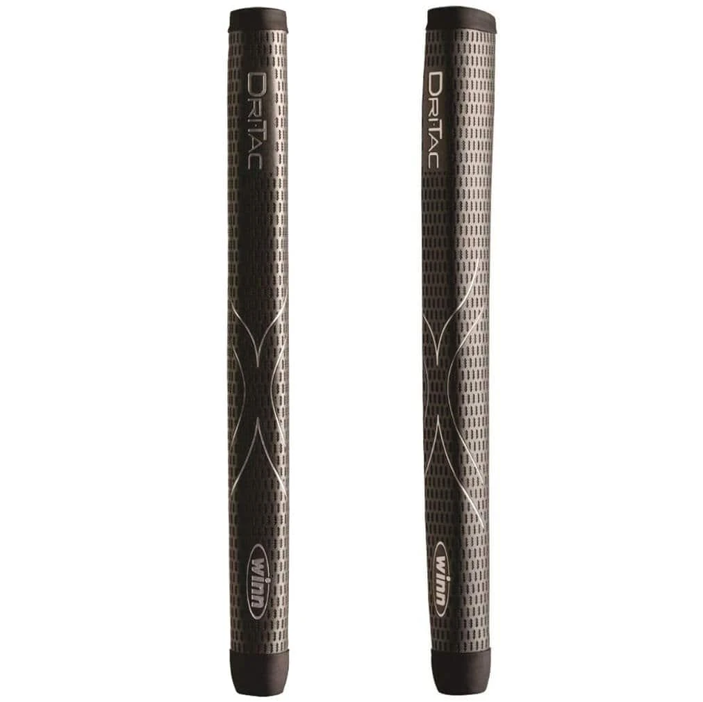 Winn DriTac Pistol Putter Grips Dark Gray 3 Winn DriTac Pistol Putter Grips Dark Gray