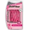 Pride Evolution Breast Cancer Awareness Plastic Golf Tees - 30 Pack
