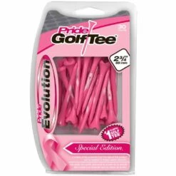 Pride Evolution Breast Cancer Awareness Plastic Golf Tees - 30 Pack