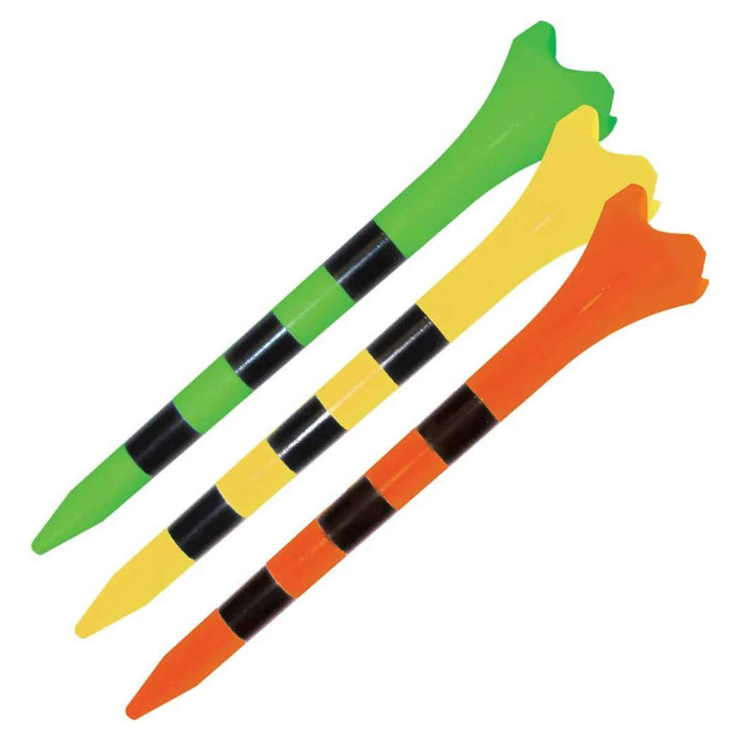 Pride Evolution Striped Plastic 3-1/4" Golf Tees - 30 Pack 8 Pride Evolution Striped Plastic 3-1/4" Golf Tees - 30 Pack - Image 6