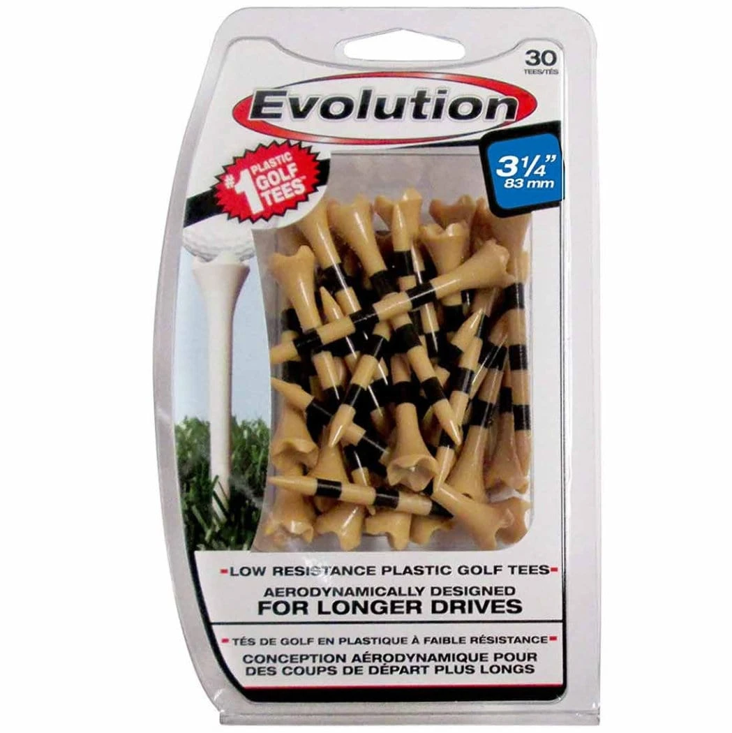 Pride Evolution Striped Plastic 3-1/4" Golf Tees - 30 Pack 7 Pride Evolution Striped Plastic 3-1/4" Golf Tees - 30 Pack - Image 5