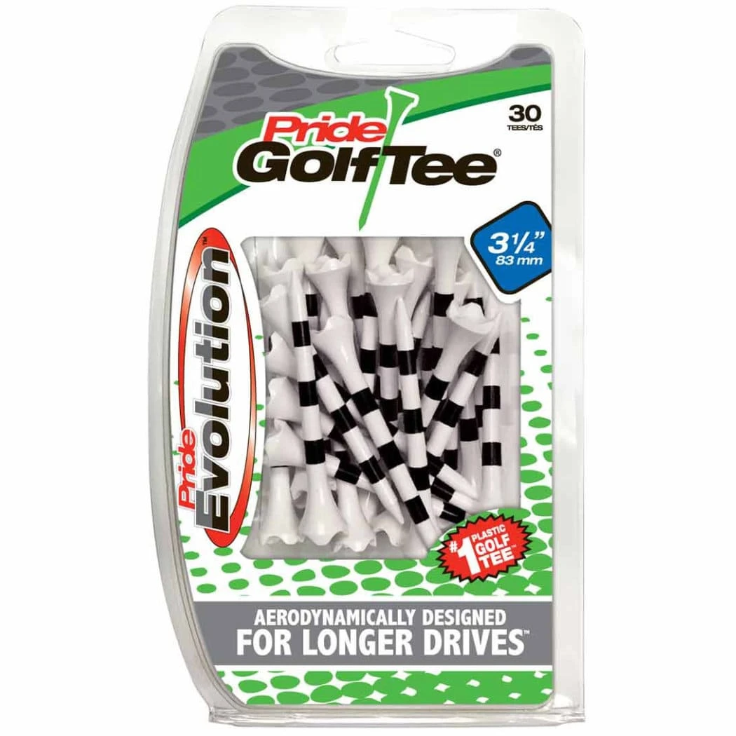 Pride Evolution Striped Plastic 3-1/4" Golf Tees - 30 Pack 6 Pride Evolution Striped Plastic 3-1/4" Golf Tees - 30 Pack - Image 4