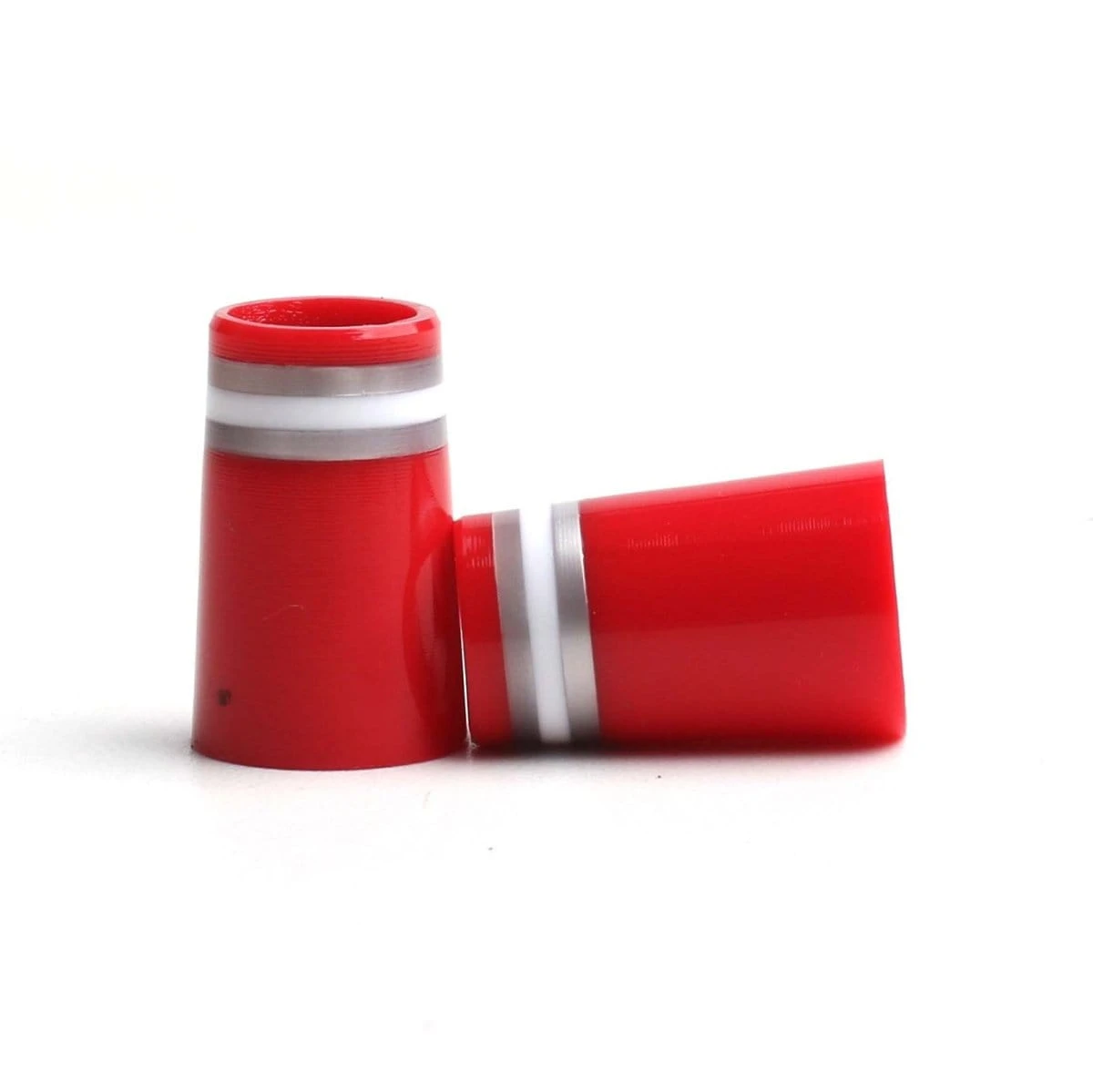 7/8" Three Ring Iron Ferrules Red (10-Pack) 3 7/8" Three Ring Iron Ferrules Red (10-Pack)