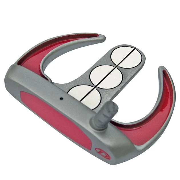 Armada Mallet Putter Head - Red/Gray 3 Armada Mallet Putter Head - Red/Gray