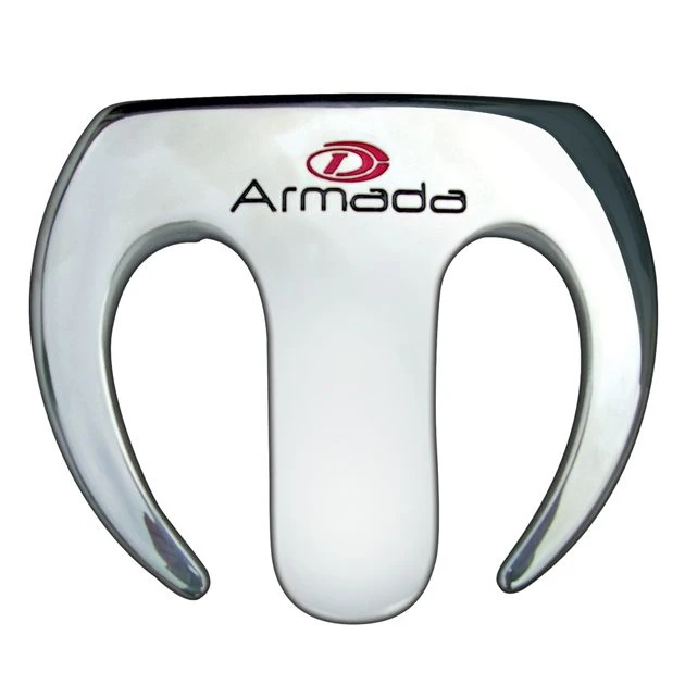 Armada Mallet Putter Head - Red/Gray 6 Armada Mallet Putter Head - Red/Gray - Image 4