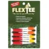 FlexTee Flexible Golf Tees Florescent Red/Orange/Yellow - Pack Of 8
