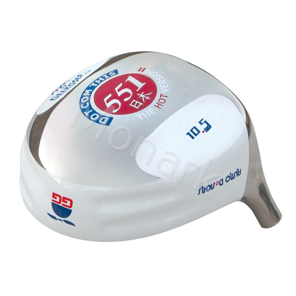 Custom-Built Geek Golf Dot-Com-This 551 Japan Hot Version Titanium Driver - White 4 Custom-Built Geek Golf Dot-Com-This 551 Japan Hot Version Titanium Driver - White - Image 2