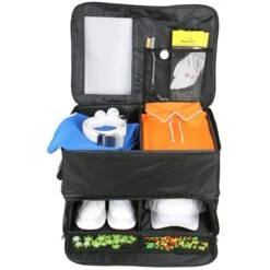 Intech Golf Trunk Organizer - Double Row -Golf Equipment Store d 8130