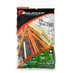 Orlimar 3-1/4 Inch Golf Tees 75-Pack - Multi-Color