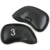 Intech Premium Synthetic Leather Golf Iron Head Covers With Magnetic Closure - Set Of 12 -Golf Equipment Store d 8279