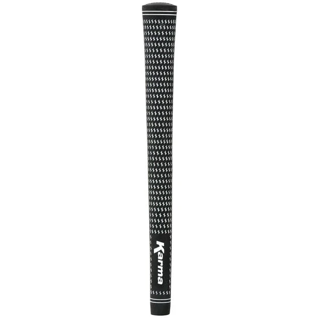 Karma Velour Black/White Golf Grips 3 Karma Velour Black/White Golf Grips